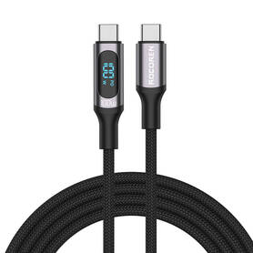 Fast Charging cable Rocoren Digital USB C to USB C PD 1m (grey)