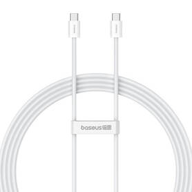 Kabel szybkiego ładowania USB C do USB C Baseus Superior 2 100W 2m (biały)