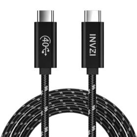 Cable USB C / USB4.0 INVZI INVUSB4 Gen3 240W 40Gbps 2m (black)