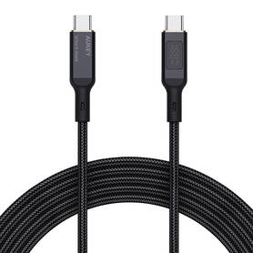 USB C to USB C Cable Aukey CB MCC101 100W 1m (black)