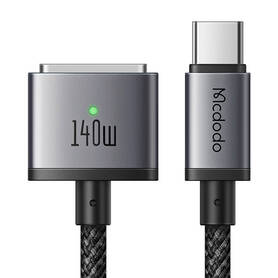 Kabel USB C do Magsafe 3 Mcdodo CA 1470 PD 140W 2m (czarny)