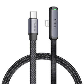 Kabel kątowy USB do USB C Mcdodo CA 3350 1.2m (czarny)