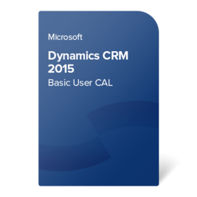 Microsoft Dynamics CRM 2015 Basic User CAL digital certificate