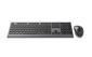 Gembird Dual-mode slim wireless desktop set, 2.4G BT, US layout