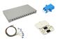 NFO Patch Panel 1U 19" Closed - Singlemode 12x LC UPC Duplex Adapter Pigtail SET