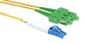 NFO Patch cord, LC UPC-SC APC, Singlemode 9 125, G.657A2, Duplex, 10m